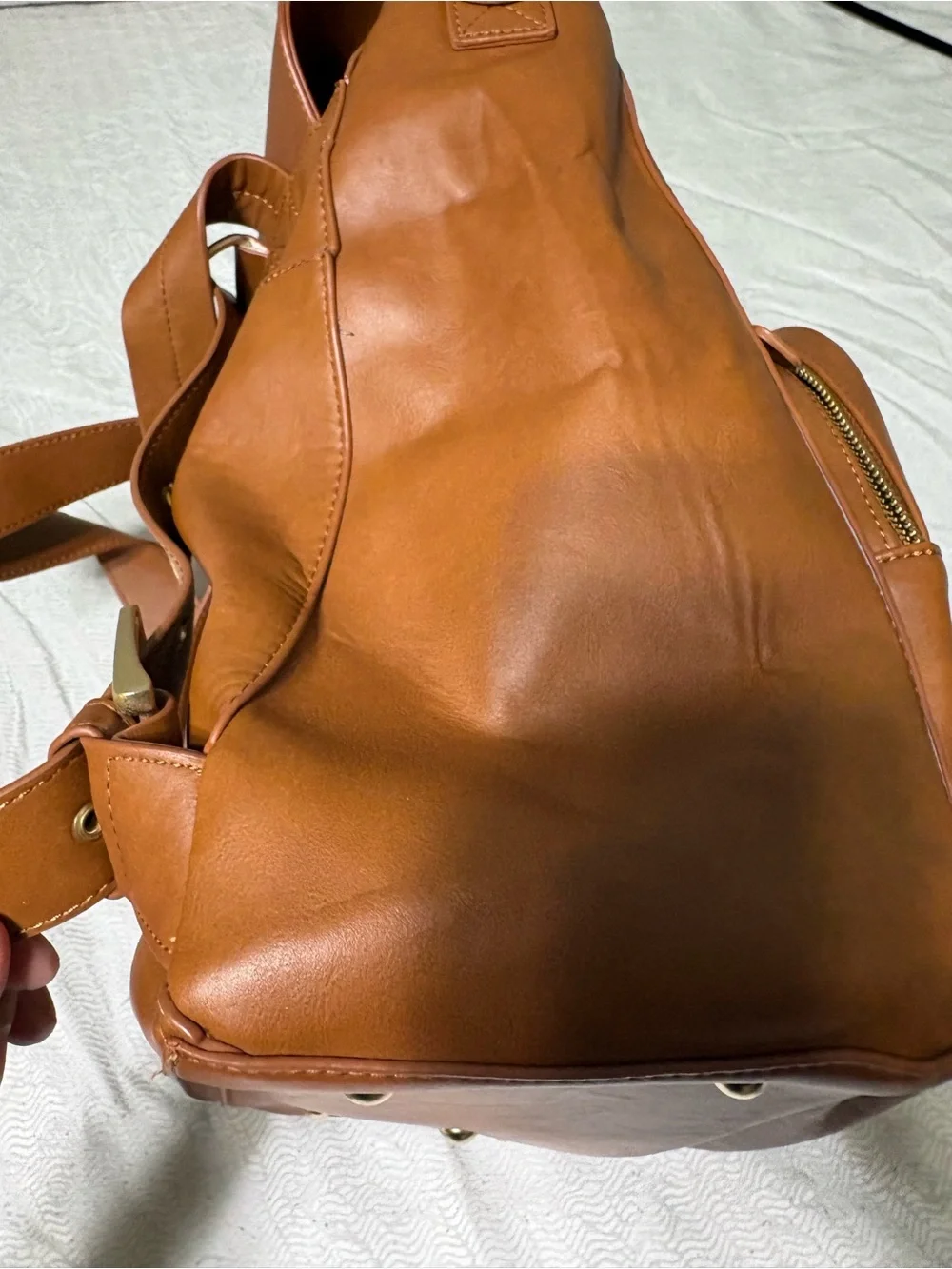 JH Cole Brown Backpack